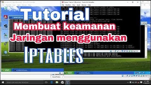 Tutorial firewall | membuat keamanan jaringan menggunakan iptables