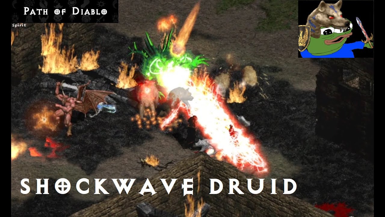 Path Of Diablo] Shockwave/Summoner Druid for Ubers - SCUFFED EDITION -  YouTube