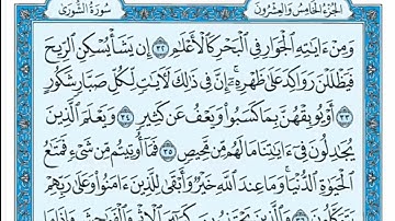 سورة الشورى مكتوبة - صلاح باعثمان