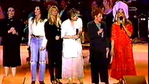 MERYL STREEP BETTE MIDLER CHER OLIVIA NEWTON JOHN GOLDIE HAWN 'WHAT A WONDERFUL WORLD'