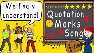 Quotation Marks New Song | Award Winning Educational Quotation Mark Song | Dialogue by GrammarSongs by Melissa 121,805 views 4 years ago 2 minutes, 45 seconds