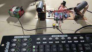 DMX512 ARDUINO KONTROLER || PROJECT MINIATUR MOVING HEAD LIGHT SERVO
