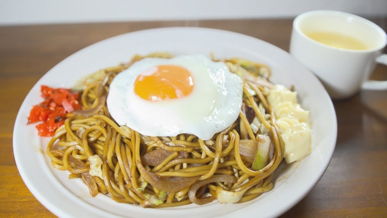 町のいっぴん屋 かつお出汁が決め手！特製やきそば 青森市191115