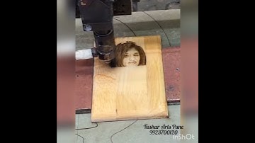 Laser engraved wooden photo plaques