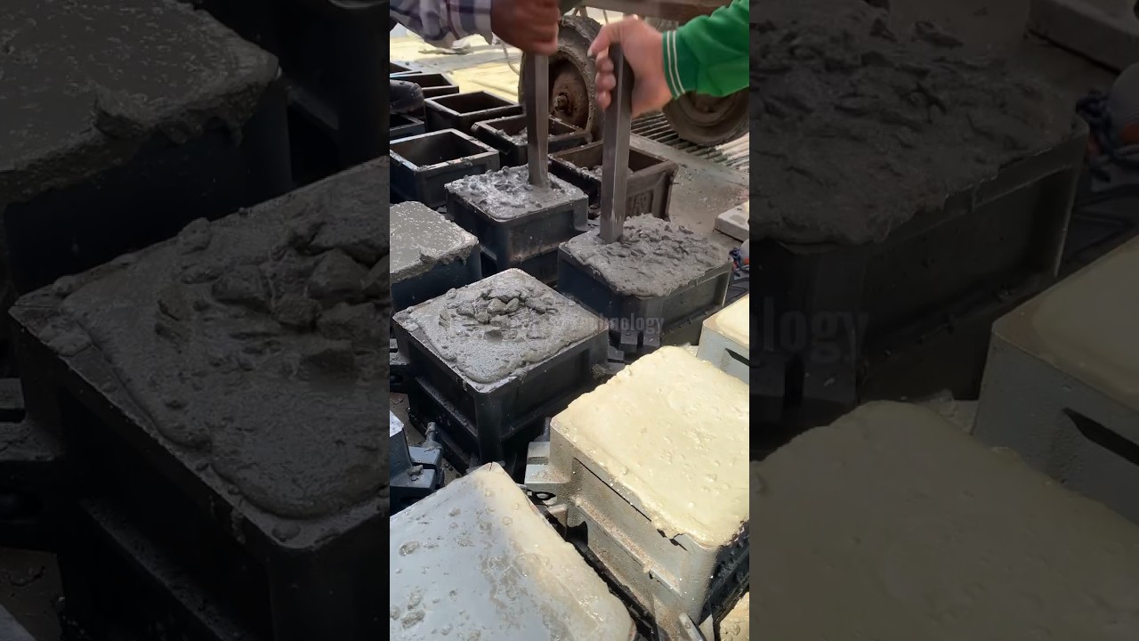 Concrete Sample Cube Making 