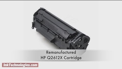 Remanufactured HP Q2612X Toner Cartridge Instructional Video