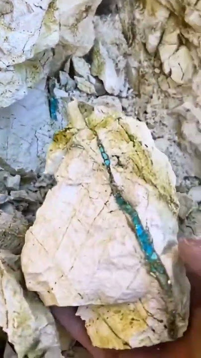 Natrual Turquoise mine Rock #gemstone #shorts #viral ferozay ki kaan