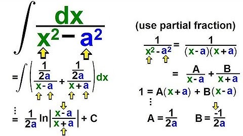 Calculus 2: How Do You Integrate? (25 of 300) Find the Integral of ... dx/[(x^2)-(a^2)]