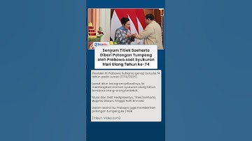 Titiek Soeharto Hadiri Syukuran Ulang Tahun Prabowo ke-74, Tersenyum saat Diberi Potongan Tumpeng