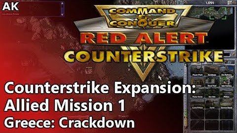 Command & Conquer: Red Alert - Counterstrike, Allied Mission 1: Greece, Crackdown