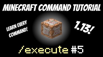 Testfor Player or Entity Standing on Block in Minecraft 1.13 | Execute Command Tutorial