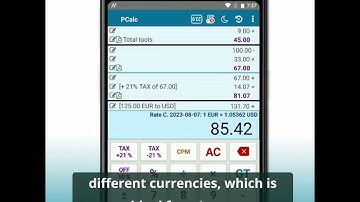 PCalc, the best android calculator for sellers with Bluetooth printing