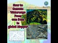 How to Generate Water shade (Nullah & Stream) From 10 Meter Dem in urdu