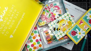 Diamond Press 'Squeeze the Day' Slimline and A2 Cardmaking Kit Unboxing & Tutorial!