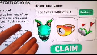 +3 New Roblox Promo codes 2021 All Free Robux Items in September + EVENT | All Free Items on Roblox