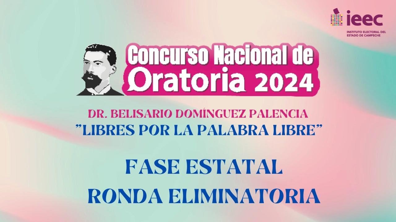 Concurso Nacional de Oratoria 2024 - Fase Estatal - YouTube