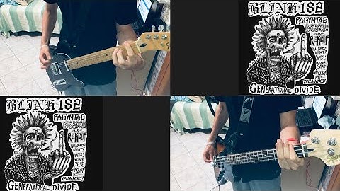 Blink 182 - Generational Divide Guitar and Bass Cover [HQ,HD]