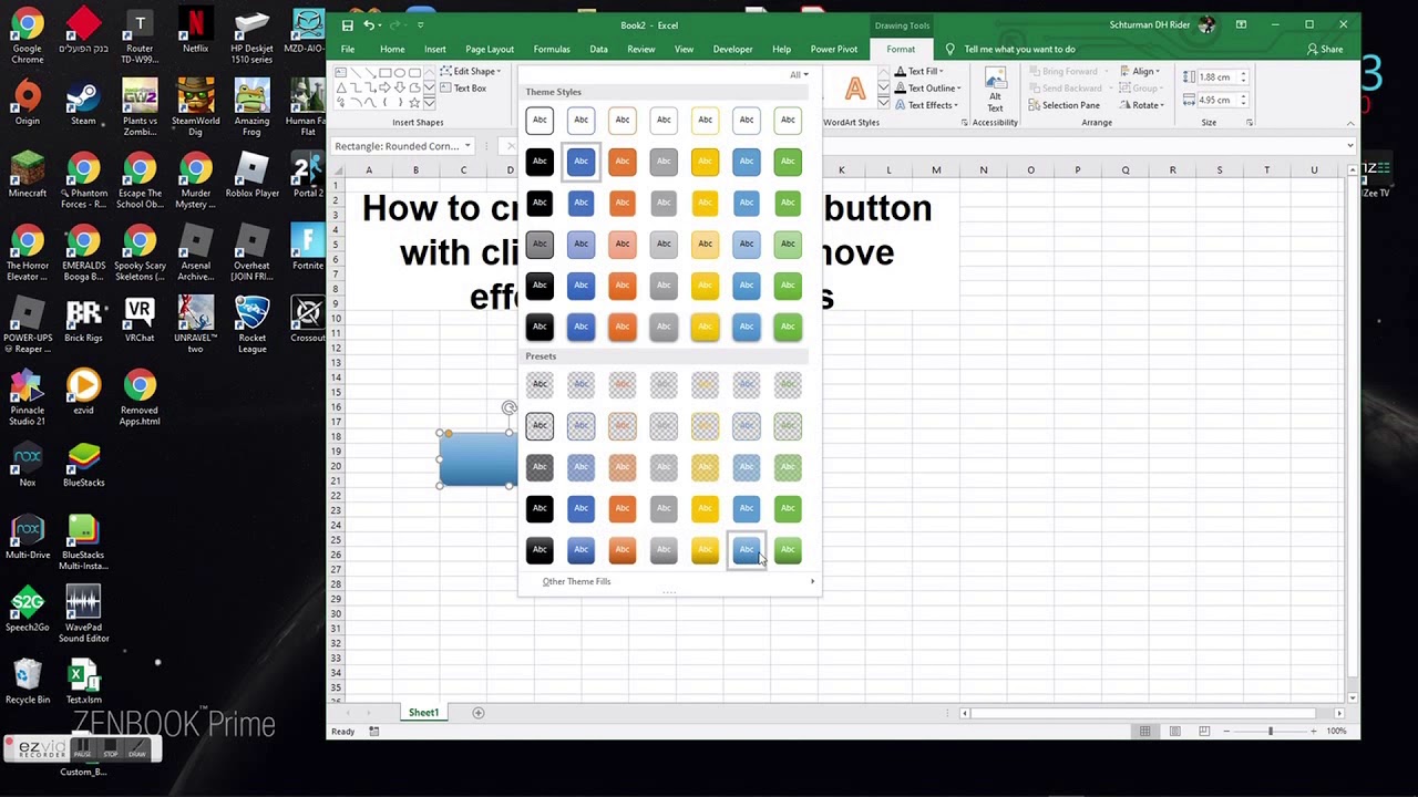 excel for mac vba button