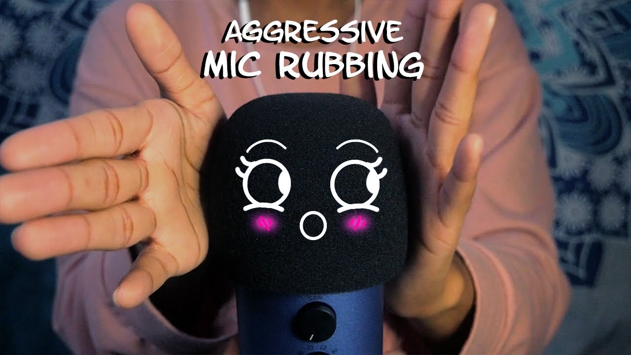 ASMR | Fast & Aggressive Mic Rubbing For Sleep | No Talking