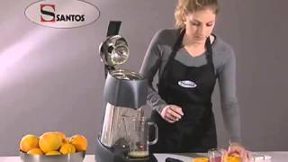 The 70 Santos Evolution Lever Juicer Demonstration YouTube - YouTube