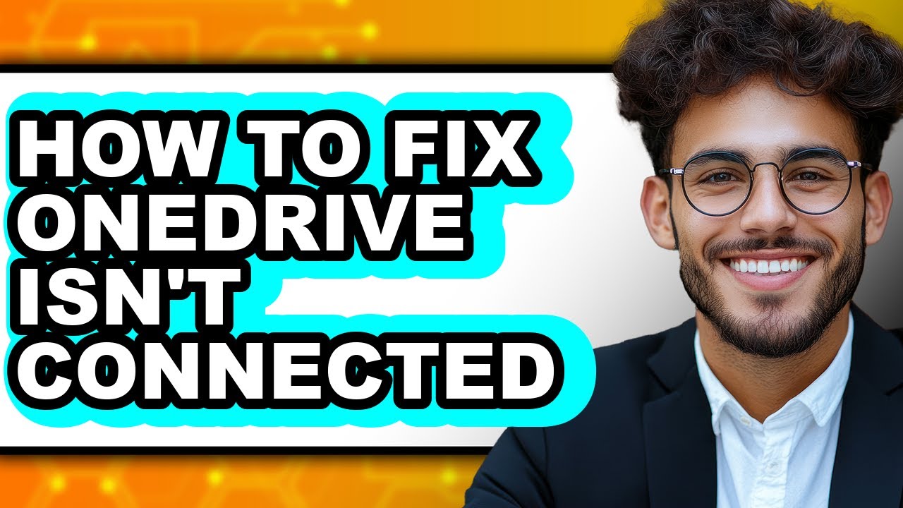 How to Fix Onedrive Isn't Connected (updated) - YouTube