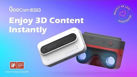 A Kickstarter Project We Love: Qoocam Ego, Snap, View, Edit&Share Your 3D Content Instantly