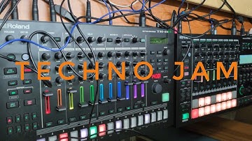 Roland TR-8S + MC-707 - Techno Jam 