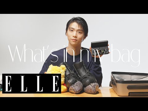 【羽生結弦】愛用バッグの中身を公開！ フィギュアスケート生活を支える貴重な私物とは？｜What's in my bag｜ ELLE Japan