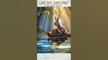 Brave Bunny Saves Turtle | A Heartwarming Forest Adventure 🌲🐢🐰