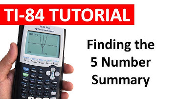 Finding the 5 Number Summary on the TI 84