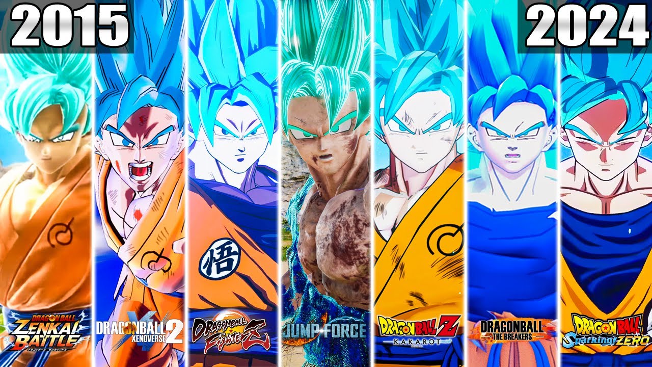 Goku's SSGSS Transformations (2015 - 2024) DRAGON BALL: Sparking! ZERO ...