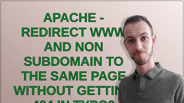 Apache - Redirect www and non subdomain to the same page without getting 404 in TYPO3