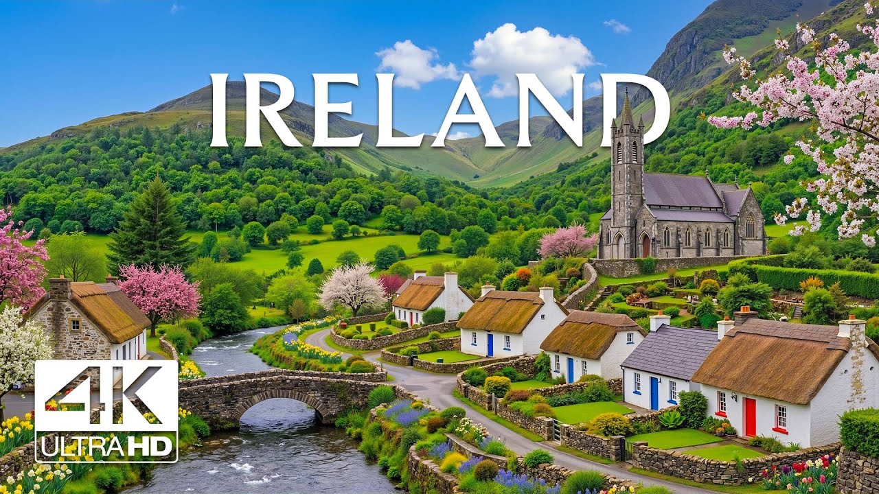 Ireland 4K | Unreal Natural Beauty on Earth – Emerald Cliffs, Wild ...