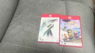 Unboxings & Recent Pickups Ep 491 Dragon Quest 7 Reimagined Final Fantasy 7 Remake Switch 2