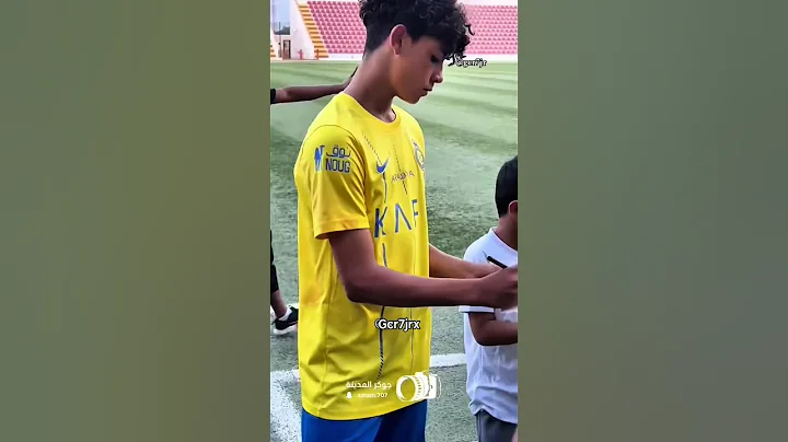 Ronaldo junior with fans😍#cristianojr #cristianoronaldojr #ronaldojr #cr7 #shorts #fyp #edit