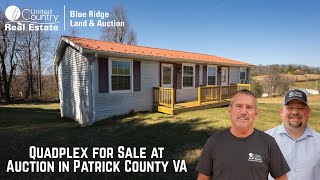 SOLD - Quadplex for Sale at Auction in Patrick County VA