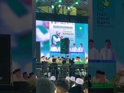 Qori Terbaru suara merdu di acara sholawat kebangsaan bersama habib syech