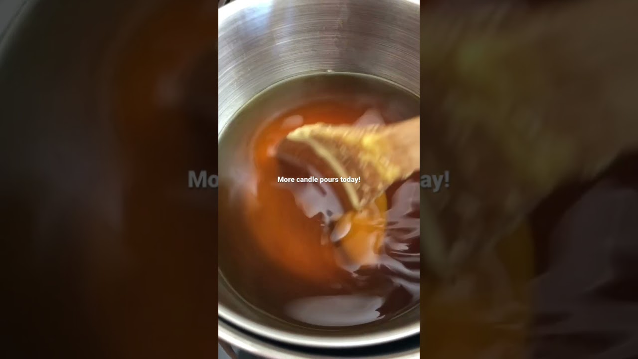 Beeswax Candle Pouring!