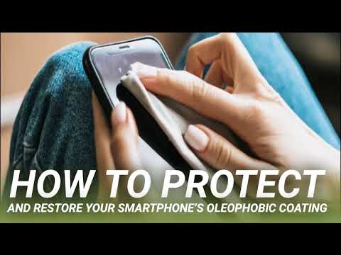 Video: Hoe Oleofobe Coating Op Een Smartphone Te Herstellen