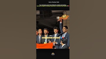 Happy Independence Day ft. World Champion Gukesh & Pragg🥹❤️ #chess #gukesh #praggnanandhaa #shorts