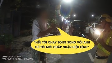 Tranh cãi kịch liệt với CSGT: Không chịu đo nồng độ cồn vì ‘xe máy đang dừng’