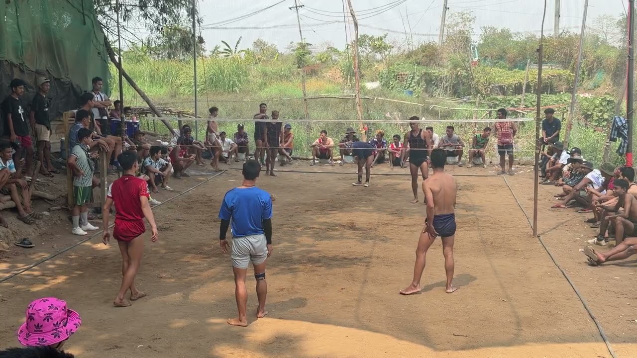 မုတ်ဝVsတောင်ခြေစိန်ခေါ်ပွဲ#တောင်​ခြေပိုက်​ကျော်ခြင်း#sports 