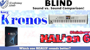 Korg KRONOS vs Steinberg HALion 6: BLIND Sound vs Sound Comparison!