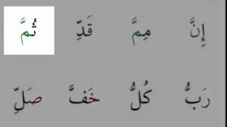 Full 75 QAW Adult Tajweed Lesson Part 2   Small practice of shaddah with comparison to sukoon Update