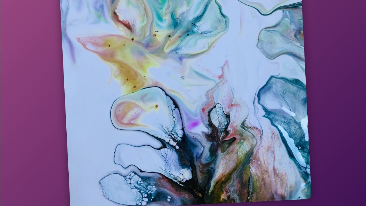 STUNNING DUTCH POUR WITH A TWIST~WOWSERS TROUSERS ACRYLIC POURING FUN ...