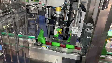 Trigger type caps feeding system / automatic capping machine , servo motor control type