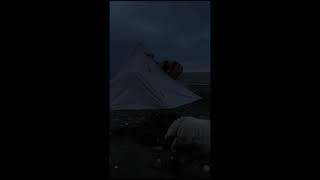 Solo Camping The Icy Sea