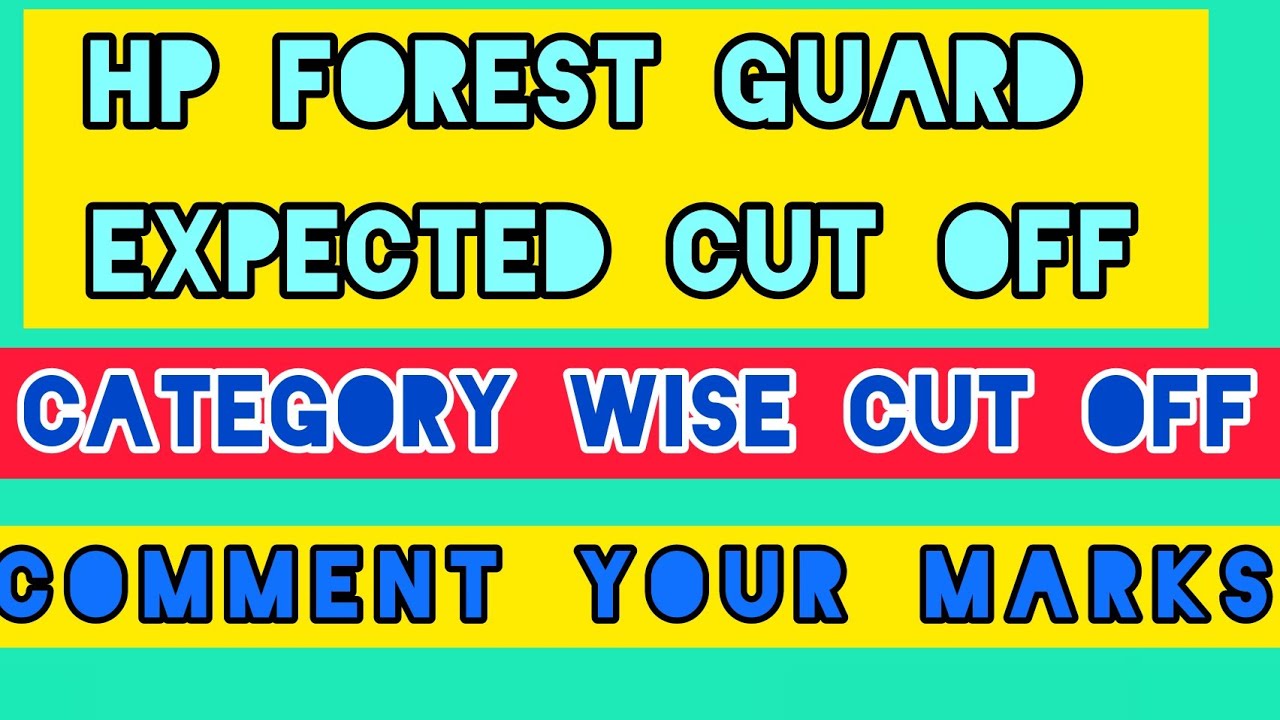 hp forest guard cut off 2021| hp forest guard expected cut off 