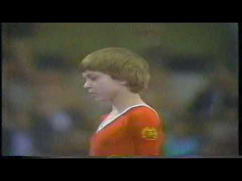マキシ・グナウク(東ドイツ)平均台1979フォートワース世界選手権個人総合 YouTube