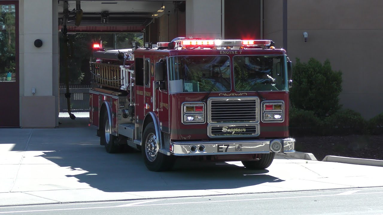 Hayward Fire Dept. Engine 7 Responding YouTube